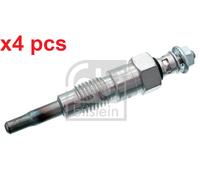 X4 PCS FITS BMW 1 SPORTS HATCH 116 I GLOW PLUG 31230 FEBI BILSTEIN