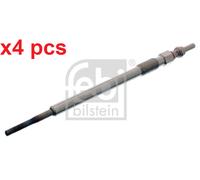 X4 PCS FITS CHEVROLET CAPTIVA 2.2 D GLOW PLUG 39519 FEBI BILSTEIN