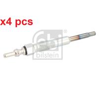 X4 PCS FITS CHRYSLER TACUMA MK II 2.5 TD GLOW PLUG 181461 FEBI BILSTEIN