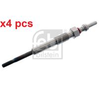 X4 PCS FITS CITROËN C5 III 2.2 HDI 200 GLOW PLUG 47509 FEBI BILSTEIN