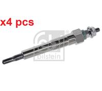 X4 PCS FITS FORD CAPRI I 1700 GLOW PLUG 34268 FEBI BILSTEIN