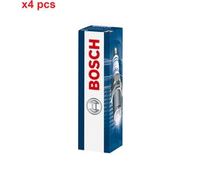 X4 PCS FITS FORD FOCUS I 1.6 16V SPARK PLUG 0242235657 BOSCH