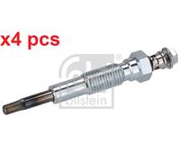 X4 PCS FITS FORD RANGER 2.5 D GLOW PLUG 24917 FEBI BILSTEIN