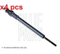 X4 PCS FITS HYUNDAI H350 BUS 2.5 CRDI GLOW PLUG ADG01844 BLUE PRINT