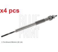 X4 PCS FITS ISUZU RODEO I 2.5 DITD GLOW PLUG ADZ91819 BLUE PRINT