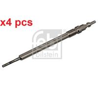 X4 PCS FITS MERCEDES-BENZ A-CLASS A 200 CDI / D GLOW PLUG 176246 FEBI BILSTEIN