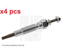 X4 PCS FITS MITSUBISHI L200 2.5 D GLOW PLUG ADC41808 BLUE PRINT