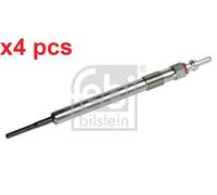 X4 PCS FITS OPEL ASTRA J 1.6 CDTI GLOW PLUG 176775 FEBI BILSTEIN