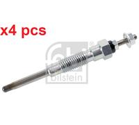 X4 PCS FITS TOYOTA HILUX V PICKUP 2.4 D GLOW PLUG 19103 FEBI BILSTEIN