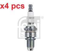 X4 PCS FITS VW GOLF CABRIOLET 1.6 SPARK PLUG 13515 FEBI BILSTEIN