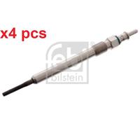 X4 PCS GLOW PLUG 176219 FEBI BILSTEIN