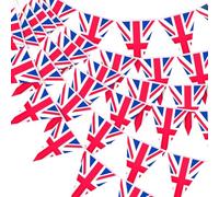 X4 pcs UK/Union/Great Britan flag - Triangle Bunting aFlags. Events, Decorations and Occasion banners x4 pcs United Kingdon decoration party display.