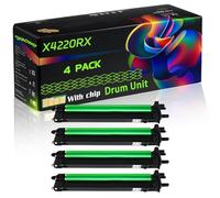 X4220RX Compatible for Samsung Drum Unit with Chip MultiXpress SMART MX4 X4220RX X4250LX Printers (4 Pack Black)