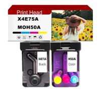X4E75A MOH50A Print Head GT52 GT53 Printhead Compatible For HP 508 510 511 516 518 519 531 536 538 539 618 525 528 582 585 588 589 Printers 1 set