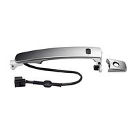 X4XZ Chrome Exterior Outside Door Handle Front Left Driver Side Door Handle with Smart Entry Keyless for 2010 2011 2012 2013 Nissan Rogue 80640-CZ31B, 80645-CA000