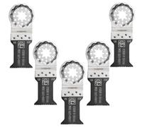 X5 Fein Starlock Multi Tool E-Cut Bim Long Life Plunge Blade 50X35mm 63502160210