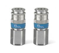 x5 Genuine PCL Air Line XF Euro Range Female Coupling 1/2 Fitting Connector