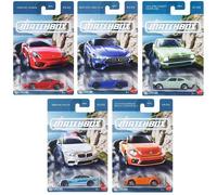 X5 Matchbox Die-Cast Super Vehicles Full Set of Cars- Officially Licensed Mattel