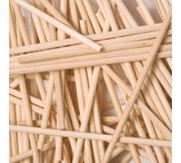 x50 280mm x 6.5mm Round Wooden Lollipop Cake Pop Sticks Lolly Lollies Crafts by Loypack