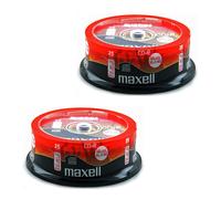 x50 Maxell CD-R 80 Mins XL-II Digital Audio Recordable Blank Discs - 50 CDS