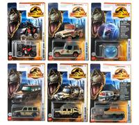 X6 Matchbox Jurassic World Vehicles Set Die Cast Cars Official Mattel