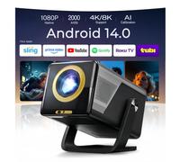X7 Smart Projector 4K Support Native 1080P AI Voice & App Control 2000 ANSI