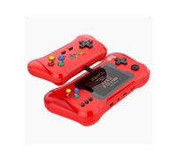 (X7M Red) X7M Handheld Game Machine Double 3.5-inch Screen 500-in-1 Tetris Retro Game Machine