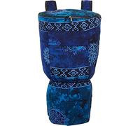 X8 Drums & Percussion X8-BG-BLUE-XXL Djembe Backpack Bag with Blue Celestial Design, XXL