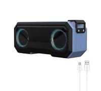 X8 Wireless Speaker - 3000Mah Power Bank, Outdoor Ipx7 Waterproof, Led Light Show, 5.0 Dual Connectivity