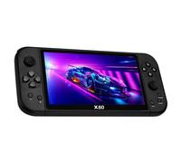 X80 Handheld Games Consoles, 7-inch Retro Handheld Game Console Built in 10000 Games for 10 Simulators, Support 128GB TF Card Extension, Multifunctional Handheld Consoles for Kids