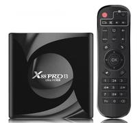 X88 Pro 13 Android 13 Smart TV Box, 8K Ultra HD Media Player, RK3528 Quad-Core, 4GB RAM 32GB ROM, Dual-Band WiFi 6, BT5.0, HDMI 2.0, USB 3.0, Ethernet, Set Top Box with Remote Control