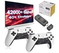 X9 PRO Retro Game Stick, 4K HD Arcade Home TV Mini game stick 4k 60,000 games Retro Game Emulator 2.4G Dual Wireless Controllers (256G/60000+ Games)