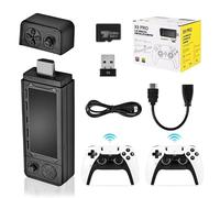 X9 PRO Retro Game Stick with 2 Wireless Controllers, Mini Game Console Built-in 60000+ Nostalgia Classical Video Games, 4K HDMI Plug and Play Support TV Connection, 50+ Simulators (256G)