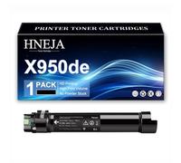 X950de Toner Cartridge, Compatible X950X2KG X950X2CG X950X2MG X950X2YG Toner Cartridges for Lexmark X950de X950dhe X950dte X952de X952dte X954de X954dhe Printer,Black-1 Pack