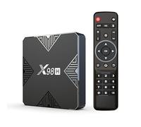X98H Android 12.0 TV Box 4K Ultra HD Smart TV Box Android 4GB RAM + 32GB ROM Quad-Core 64bit Cortex A53 Support HDR10+ 2.4G 5G WiFi 6100M Ethernettv boxes with all channels 4k pro