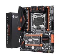 X99-AD4 V2.0 ATX HUANANZHI Gaming PC Motherboard for LGA2011-3 CPUs, Quad DDR4 128GB, M.2 NVME & NGFF, 10-Layer PCB, USB 3.0/2.0, SATA3.0, 5.1 Audio, Wi-Fi