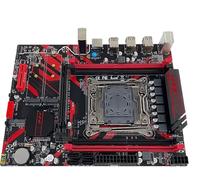 X99 LGA 2011 V3 Gaming Motherboard, Gigabit Network Card Support 4 Channel DDR4 Memory Module Micro ATX Motherboard for Desktop