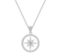 X9H8N9 SKZ Compass Necklace Pendant Kpop Jewelry Stray Inspired Merch Cubic Zirconia 18K Gold Plated for Stay Fans Gifts, 55, Cubic Zirconia, Cubic Zirconia