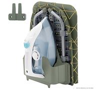 Xabitat Table Top Ironing Board W/Wall Mount | D-Crease | Portable Space Saving Mini Laundry Room Iron Board | Foldable Small Ironing Board with Iron Holder | Green