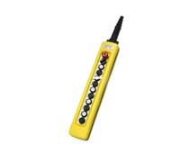 XAC-A1271 12 knob+ stop Rainproof Industrial Crane Hoist Control Push Button Switches 250V 5A Yellow