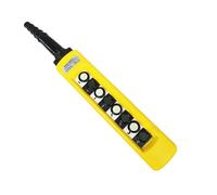 XAC-A871 8 Buttons Rainproof Industrial Crane Hoist Control Push Button Switches 250V 5A Yellow IDGTTLDF