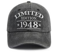 XacaYuerp 77th Birthday Gifts for Women Men, Limited Edition 1948 Party Hat, 77 Years Retired Baseball Cap, Funny Retirement Gifts for Dad Mom Grandpa Grandma