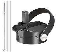 XACIOA Straw Lid Compatible with Hydro Flask Wide Mouth(12oz 18oz 22oz 24oz 32oz 40oz 64oz),Wide Mouth Sport Cap for Water Bottle Accessories Replacement Flip Lid Top