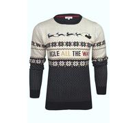 Xact Christmas/ Xmas Jumper Lapland with Tree & Reindeer Fairisle Pattern
