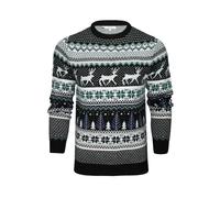 Xact Christmas/ Xmas Jumper Lapland with Tree & Reindeer Fairisle Pattern