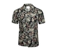 Xact Hawaiian Shirt for Men - Cotton Short Sleeve Caribbean Tropical Shirt, Revere Cuban Collar Summer Holiday Beach Shirts