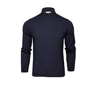 Xact Mens Turtle Neck Cotton Jumper (Navy) XL