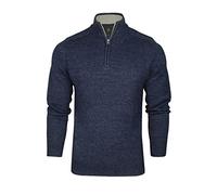 Xact Mens 1/4 Zip Twist Jumper (Navy Twist) M