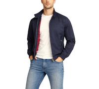 Xact Men’s Soft Cotton Harrington Bomber Jacket - Classic Mod Retro Style, Tartan Check Lining, Regular Fit, Lightweight Spring Autumn & Fall Car Coat