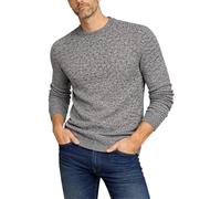 Xact Men’s Textured Twist Knit Jumper, Cotton Rich Crew Neck Sweater, Classic Casual Style, Soft Warm Pullover, Eco-Friendly Fabric, Everyday Wear